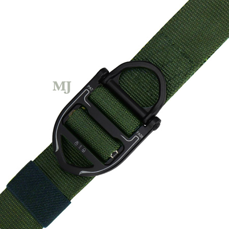 Pasek taktyczny do spodni parciany Camo UTB 130cm Zielony