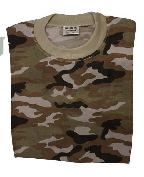 T-shirt/Koszulka moro z krótkim rękawem chłopięcy/dziecięcy/młodzieżowy.