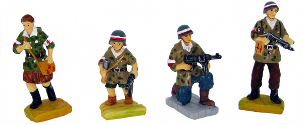 Figurka-poli MAL-180 Powstaniec 6cm