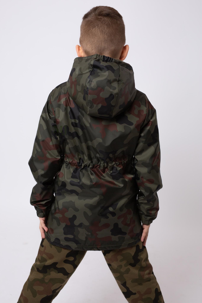 Kurtka przejściowa przeciwdeszczowa moro chłopięca kamuflaż leśny WZ.93 Produkt Polski