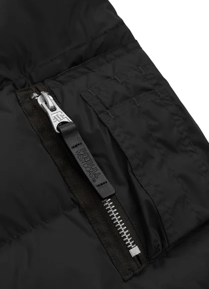 Kurtka zimowa męska z kapturem Gopher Czarna