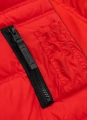 Kurtka zimowa pikowana parka z kapturem Pitbull West Coast KINGSTON II Czerwona