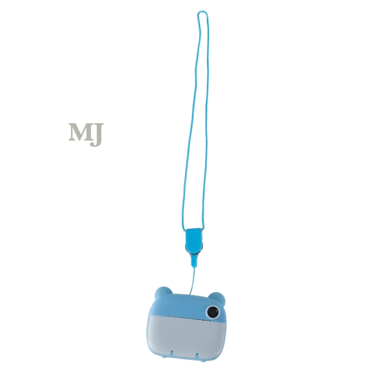 Aparat fotograficzny natychmiastowy, drukarka termiczna + wkłady, karta 32gb niebieski