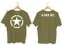Koszulka T-shirt D-Day Hel Gwiazda Khaki Dziecięca