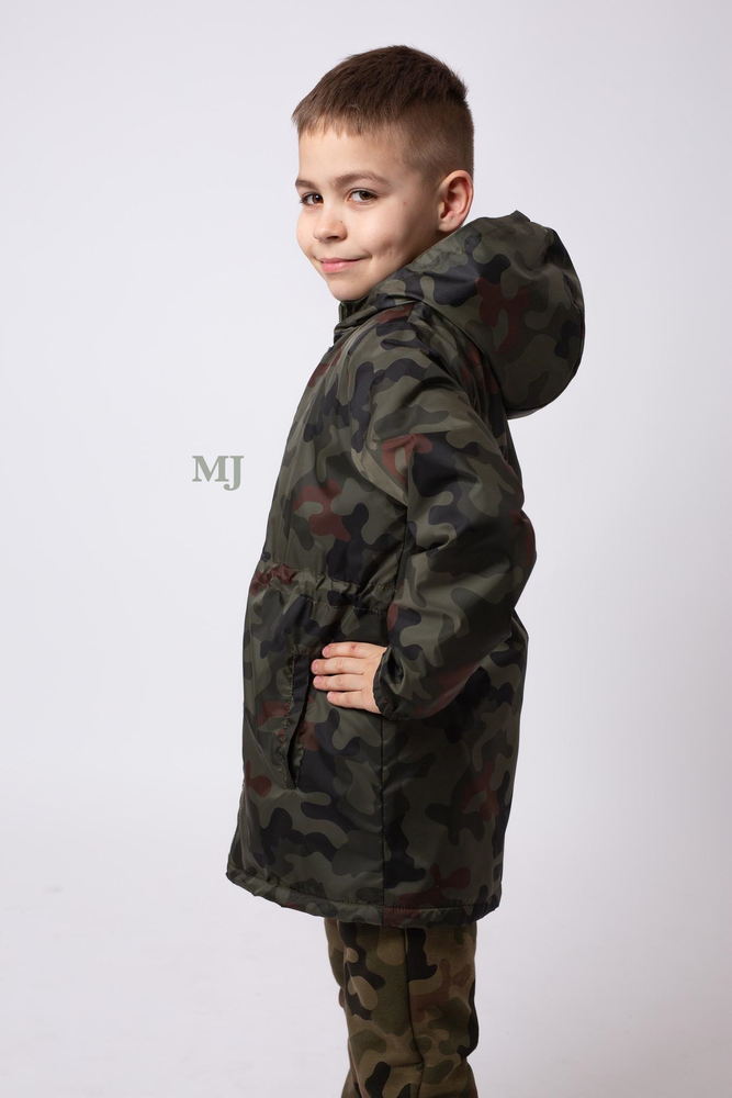 Kurtka przejściowa przeciwdeszczowa moro chłopięca kamuflaż leśny WZ.93 Produkt Polski