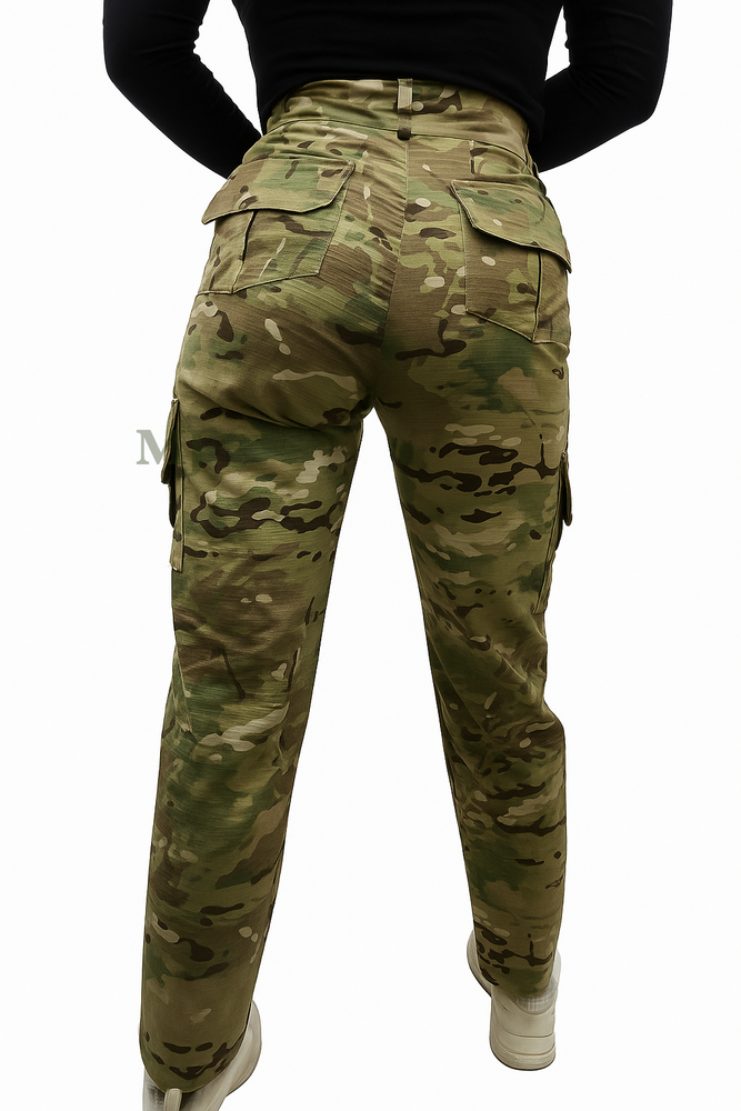 Spodnie bojówki damskie Multicam