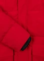 Kurtka zimowa pikowana parka z kapturem Pitbull West Coast FOREST Czerwona