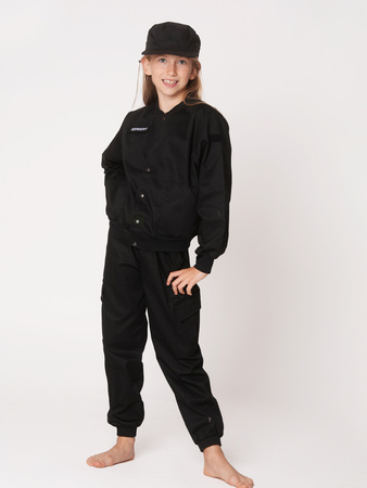 Bomberka dla dziewczynki czarna Produkt Polski