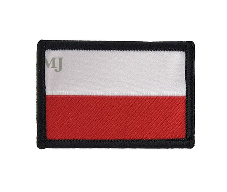 Flaga rzep do munduru emblemat PL mała
