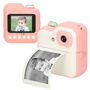 Aparat fotograficzny natychmiastowy, drukarka termiczna + wkłady, karta 32gb różowy