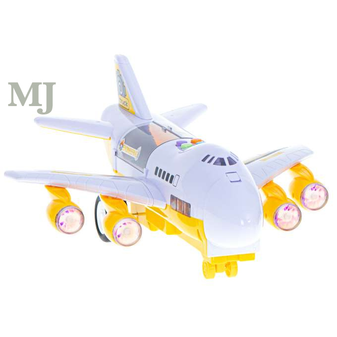 Transporter samolot + 6 aut pojazdy budowlane bok/przód 	KX5987 