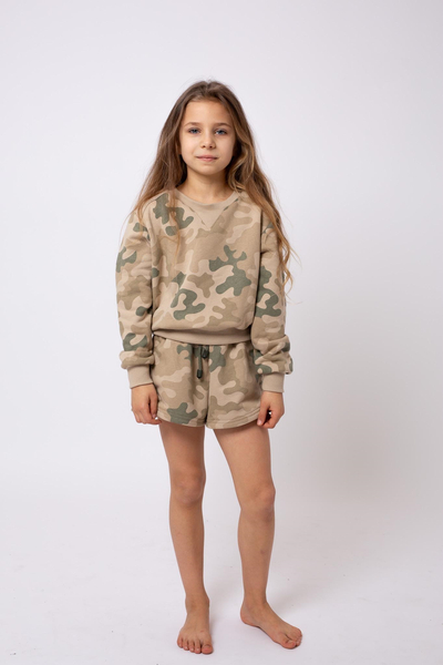 Komplet dresowy moro dla dziewczynki WZ.93 pustynny Produkt Polski