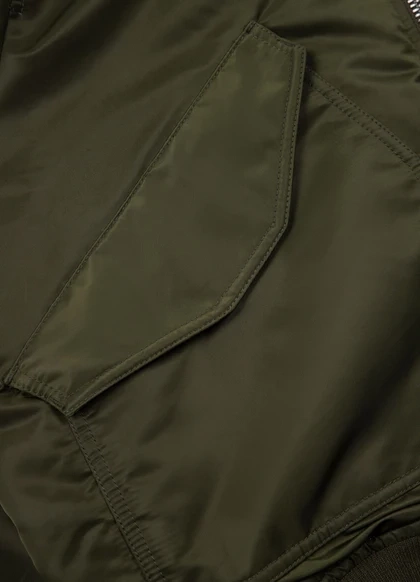 Kurtka zimowa męska z kapturem PitBull West Coast Harvest Oliwkowa