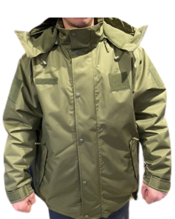 Kurtka ocieplana zimowa przeciwdeszczowa olive