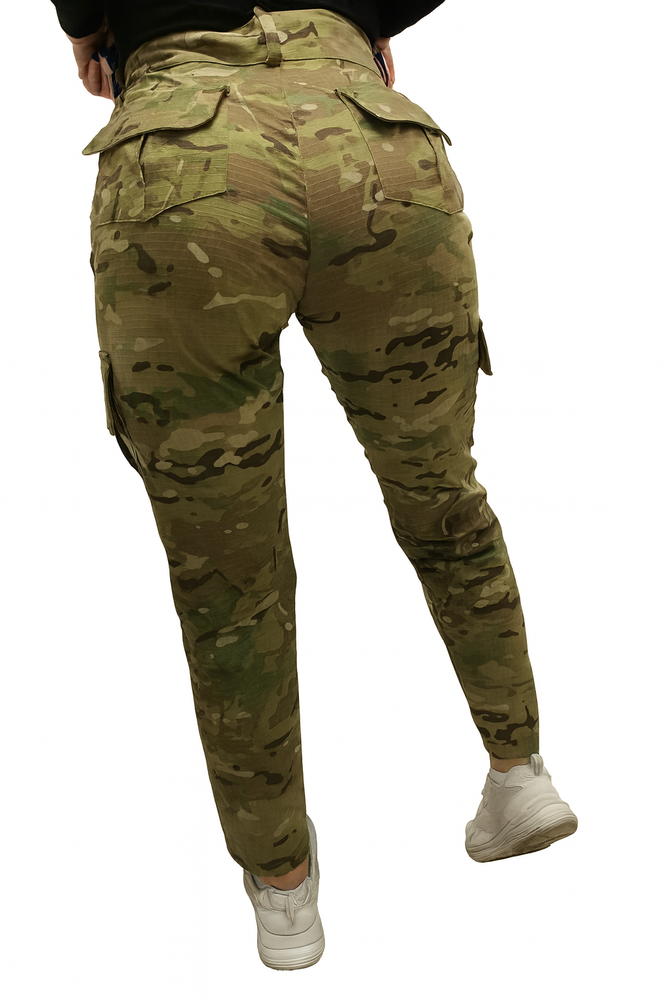 Spodnie bojówki damskie Multicam