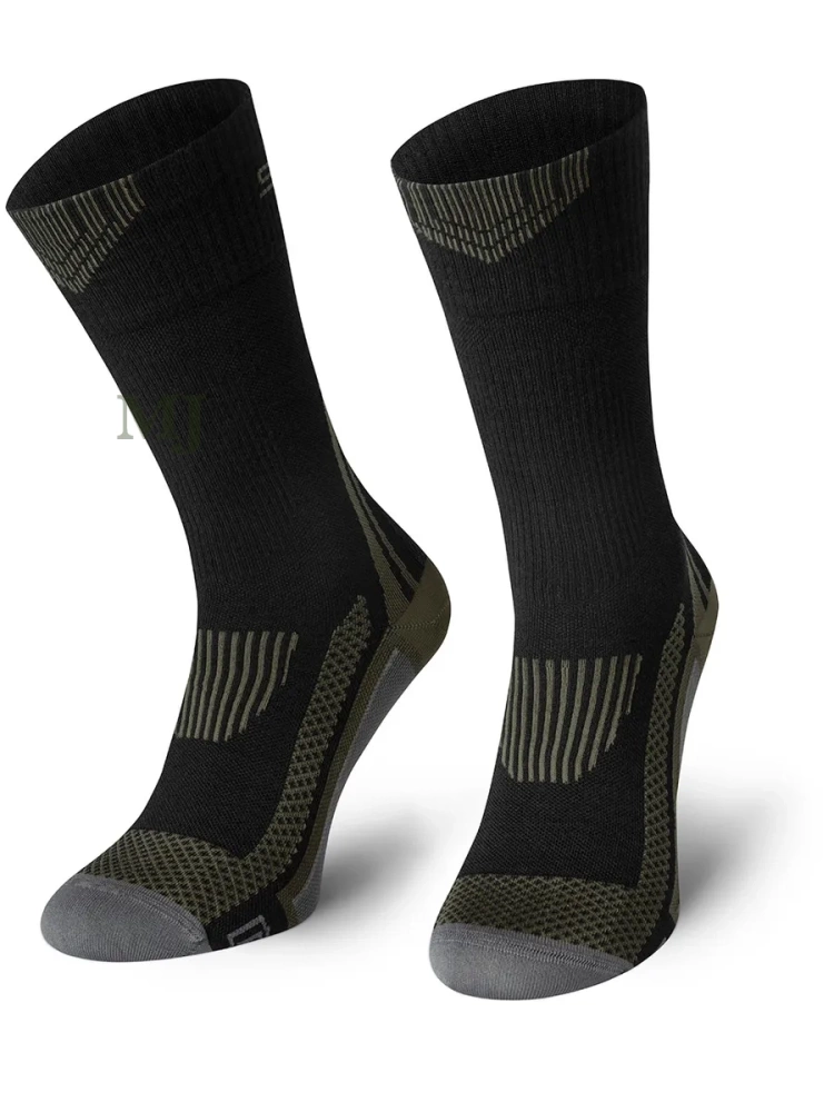 Skarpety trekkingowe kompresyjne taktyczne khaki Spaio