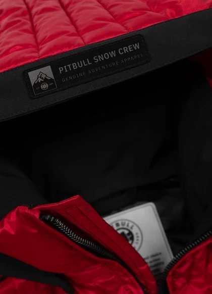 Kurtka zimowa Pitbull West Coast Barles Czerwona