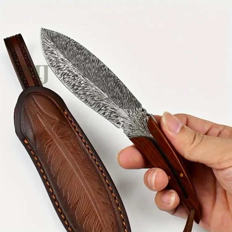 Nóż myśliwski wojskowy pokrowiec 20cm