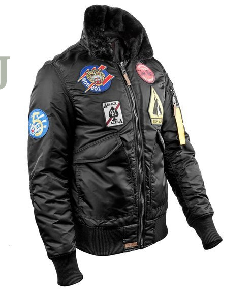 Kurtka lotnicza Mil-tec Top Gun Air Force Black