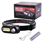 Latarka czołowa podwójne światło