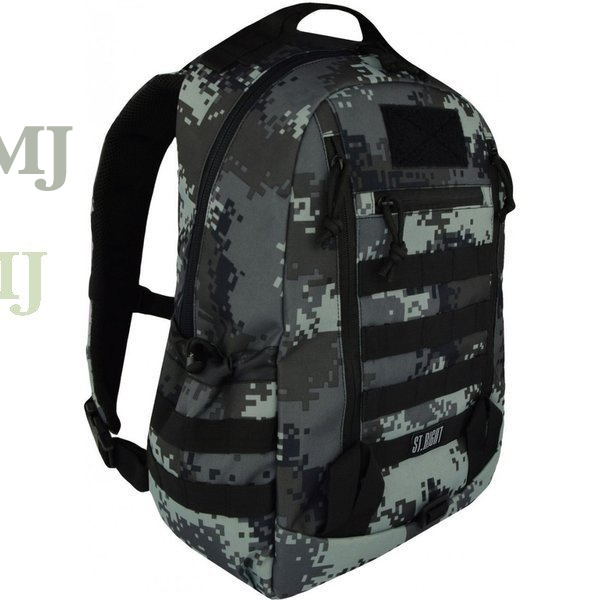 Plecak szkolny 1 komorowy moro 25 l. Black Digital ST.RIGHT - BP39