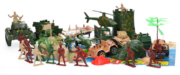Zestaw żołnierzyków, trzy armie