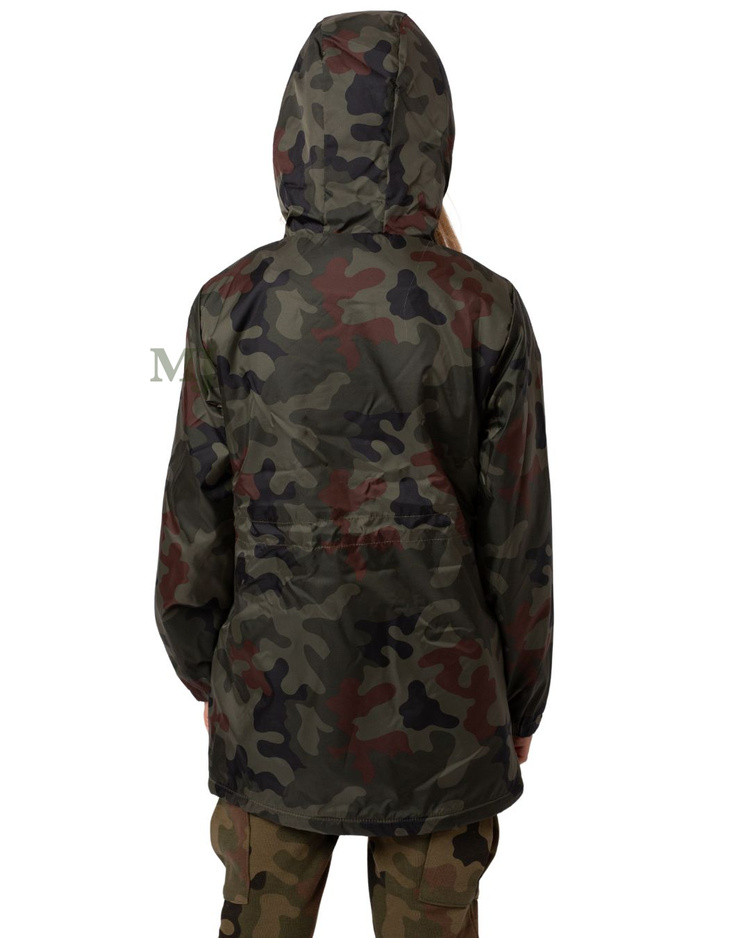 Kurtka przejściowa przeciwdeszczowa moro chłopięca kamuflaż leśny WZ.93 Produkt Polski