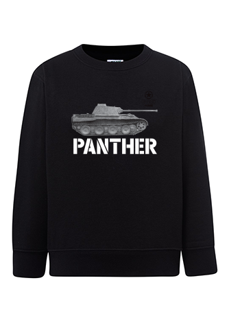 Bluza chłopięca nadruk Czołg Panther czarna