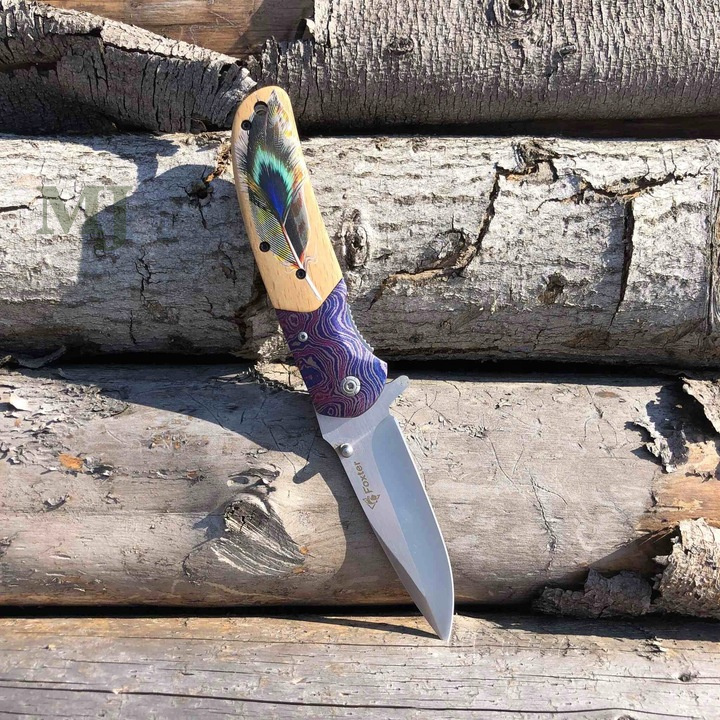 Nóż mysliwski składany Finka Bushcraft Survivalowy