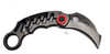 Nóż składany karambit szary