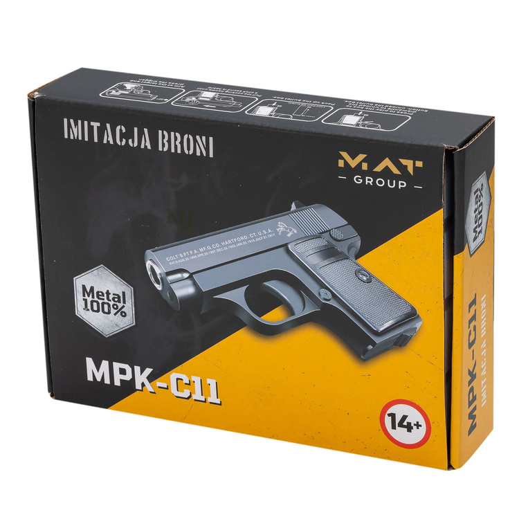 Pistolet na kulki metalowy-MPK-C11