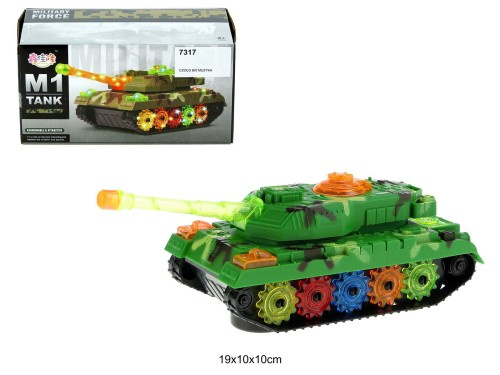 Czołg B/0 muzyka światło 7317