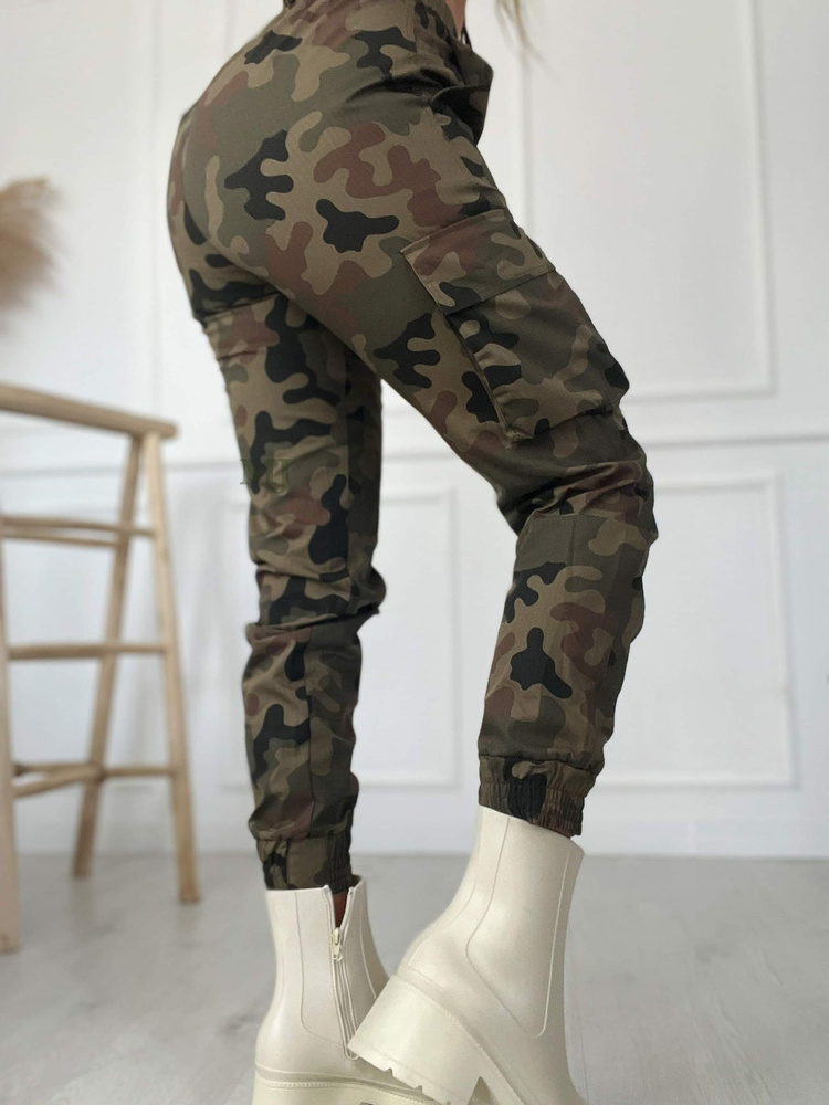 Spodnie joggery moro damskie z kieszenią na nogawce WZ.93 rip-stop