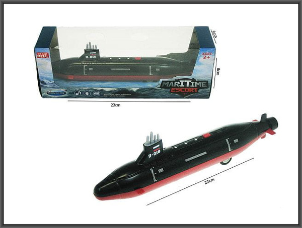 Łódź podwodna metalowa na baterie