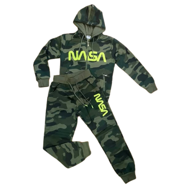 Dres moro komplet dla chłopca nadruk ocieplany