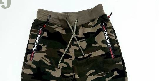 Spodnie dresowe chłopięce młodzieżowe moro OXEL