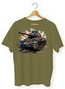 Koszulka T-shirt męska Czołg Khaki
