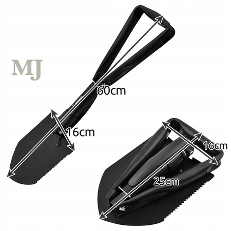 Saperka składana kilof szpadel czarna