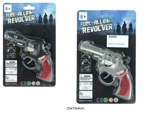 PISTOLET NA KAPISZONY METALOWY 53303