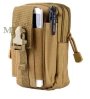 Saszetka męska wojskowa nerka biodrówka do paska coyote