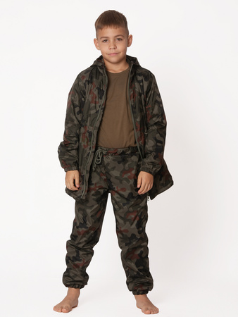 Komplet wodoodporny chłopięcy moro WZ.93 kurtka z kapturem Multicam Produkt Polski