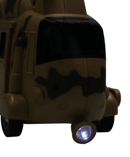 Helikopter wojskowy ratunkowy Armia światła dźwięk