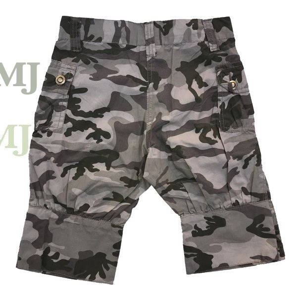 Krótkie spodenki dla dziewczynki moro zielone.