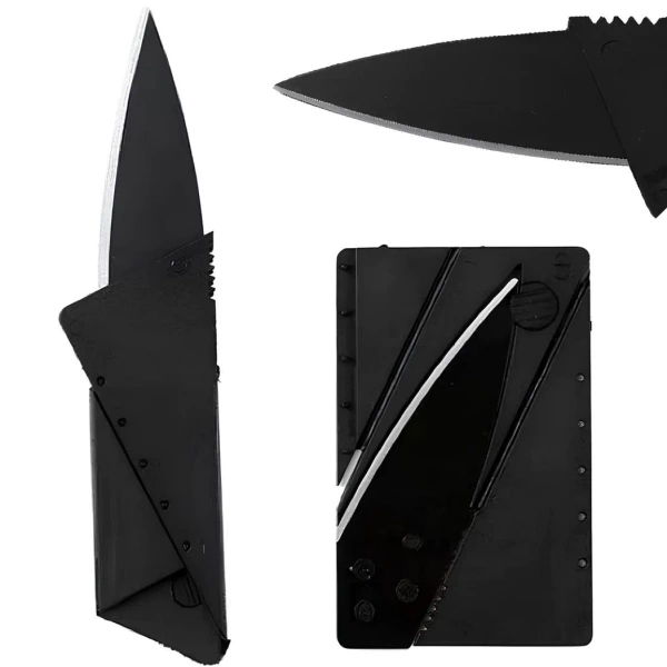 Nóż rozkładany składany karta przeżycia survival FOXTER®  do portfela