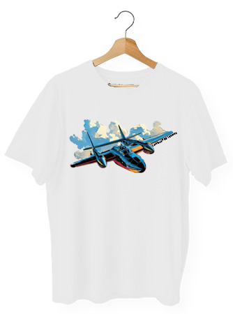 Koszulka T-shirt chłopięca Samolot Lockheed P-38 Lightning biała
