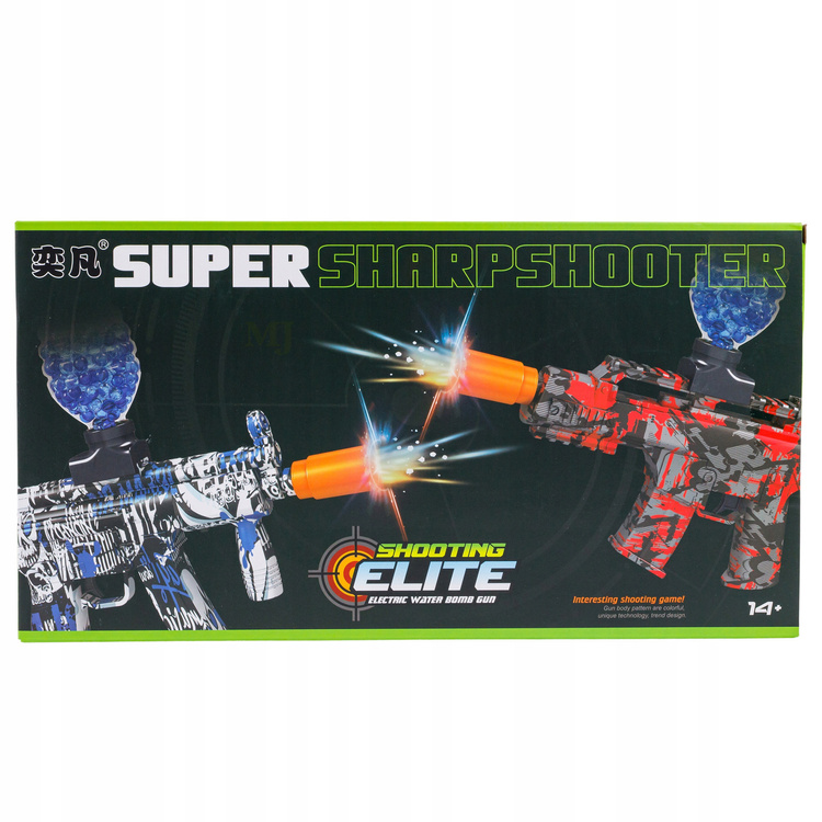 Pistolet automatyczny na kulki żelowe +światło KZ-YF1826-3