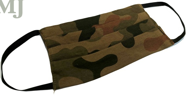 10 maseczek ochronnych moro 3 warstwy