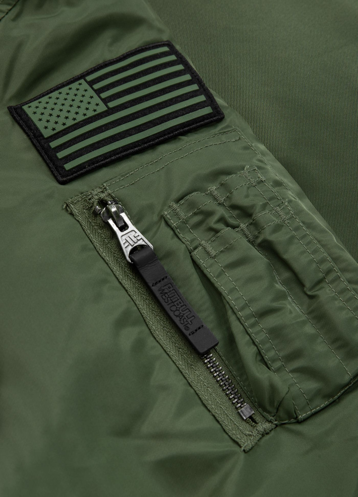 Kurtka zimowa męska z kapturem Beejay II PitBull olive