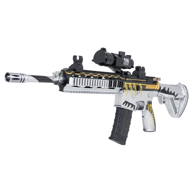 Karabin M416 szary na kulki wodne + akcesoria