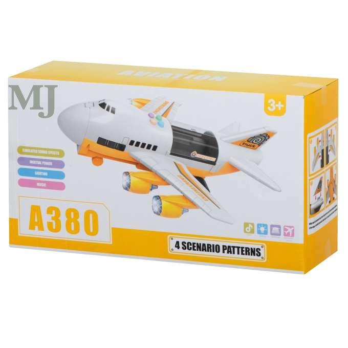 Transporter samolot + 6 aut pojazdy budowlane bok/przód 	KX5987 